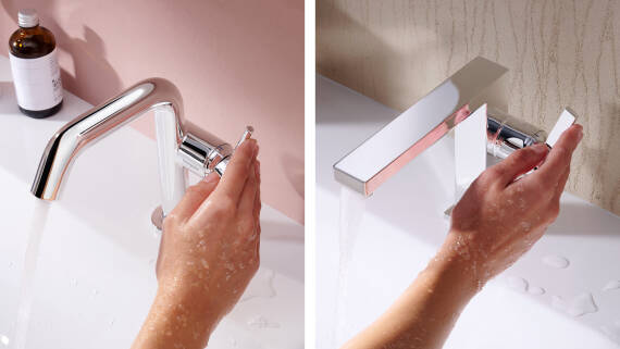 汉斯格雅新品：圆形和方形 Tecturis 龙头。