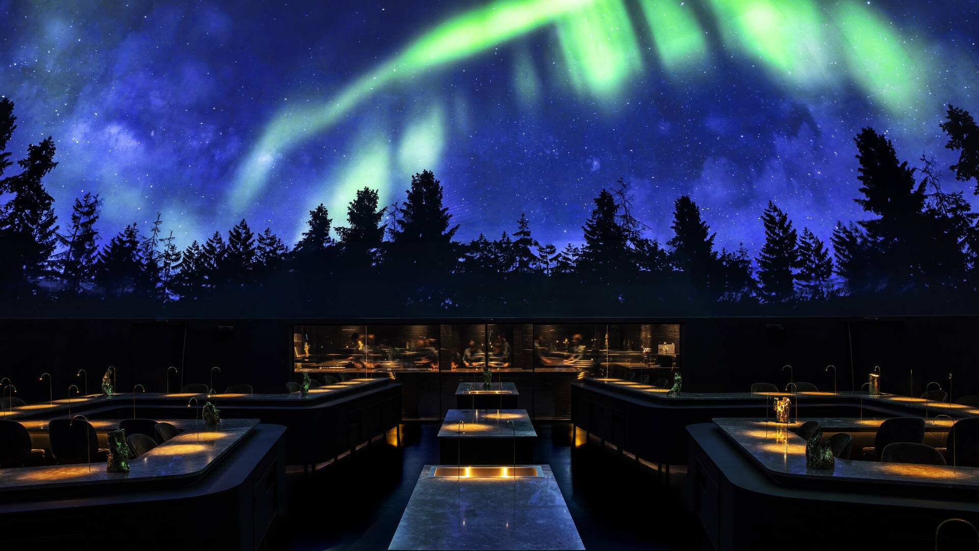 Alchemist 餐厅的穹顶特效