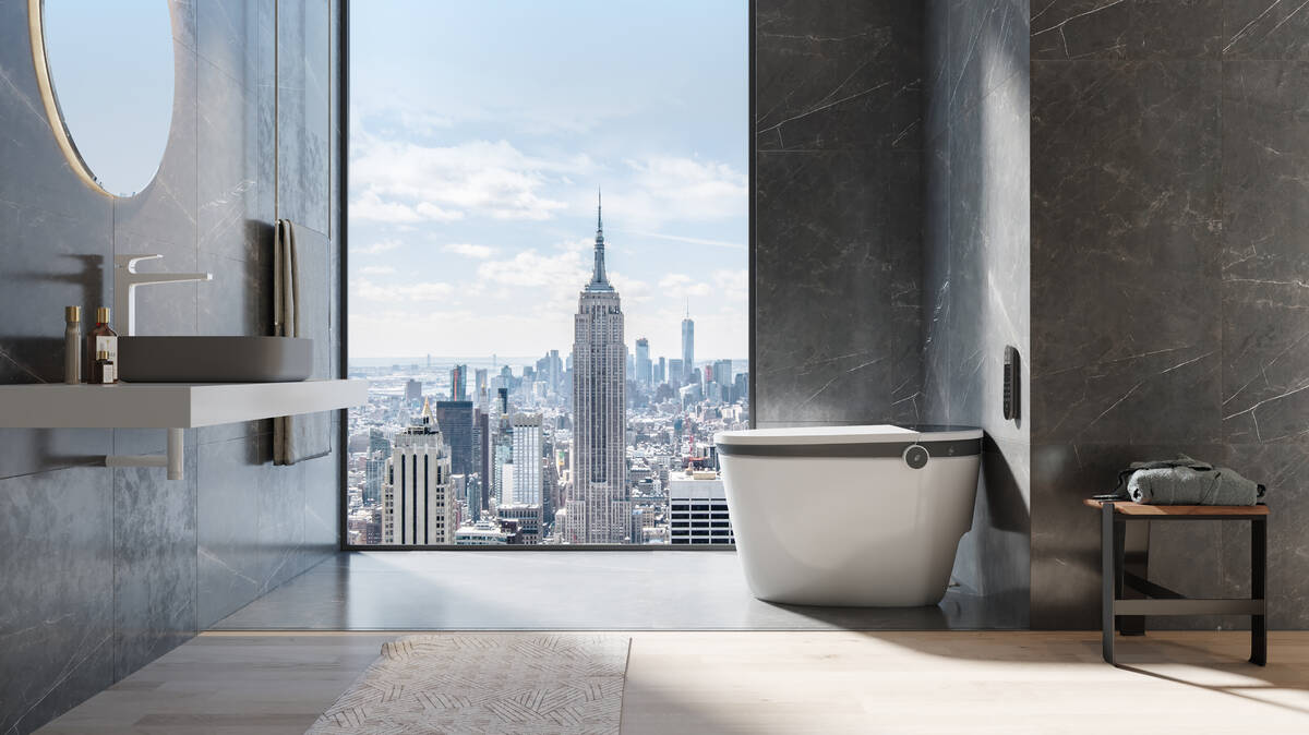 纯境智能一体坐便器与其他汉斯格雅产品搭配