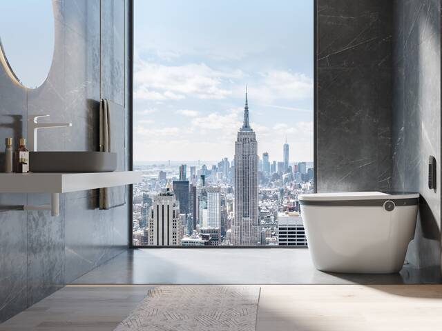 纯境智能一体坐便器与其他汉斯格雅产品搭配