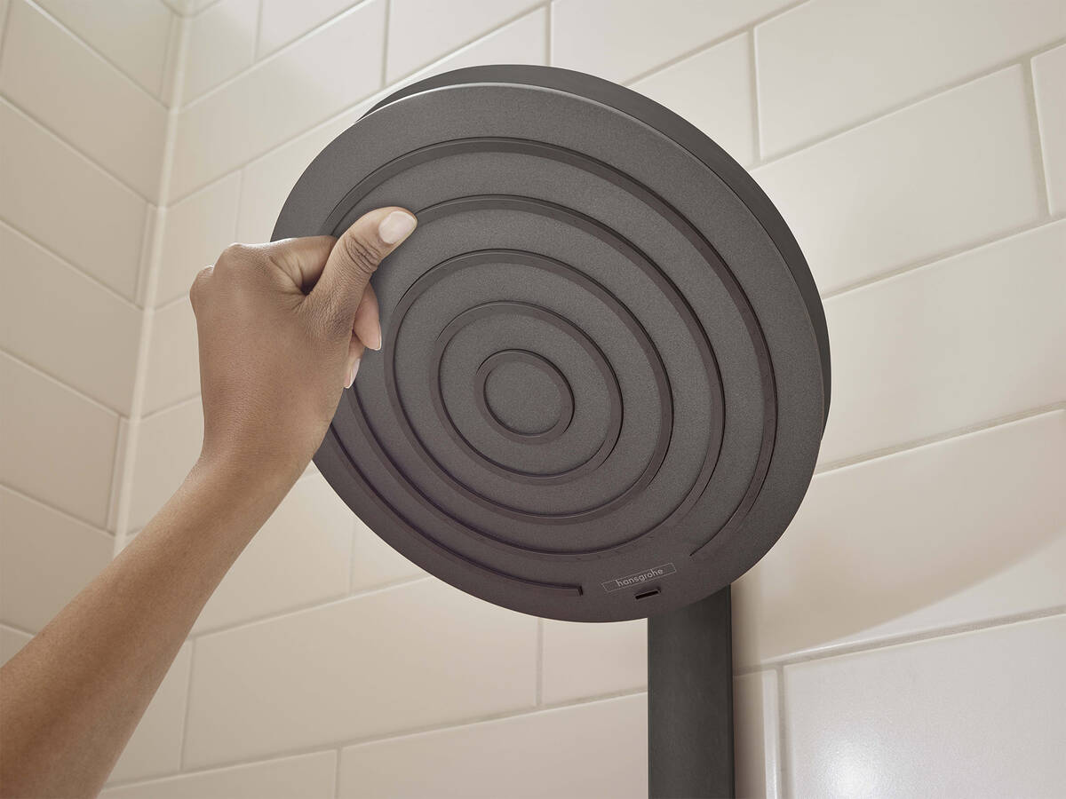 用于去除水垢的汉斯格雅快速清洁功能。