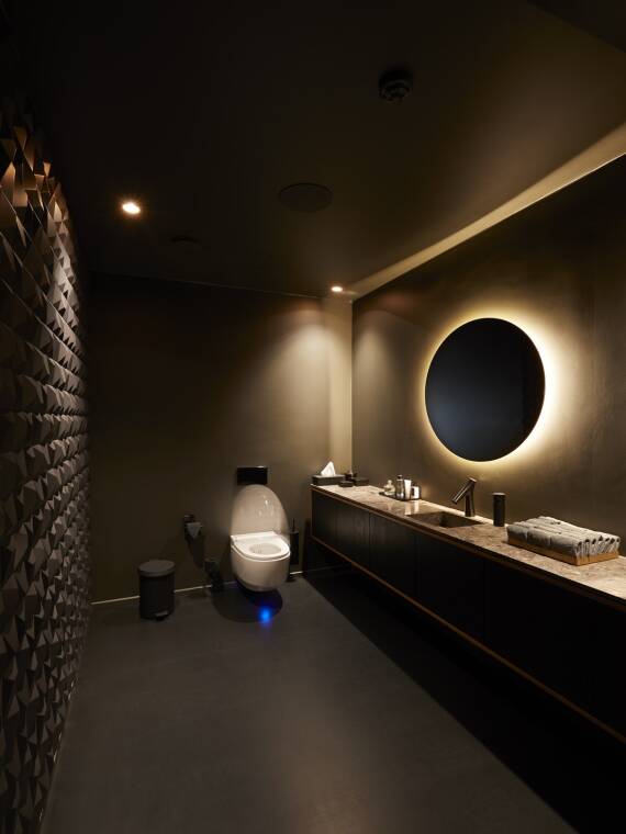 现代化浴室装配雅生斯达克 Organic 系列。