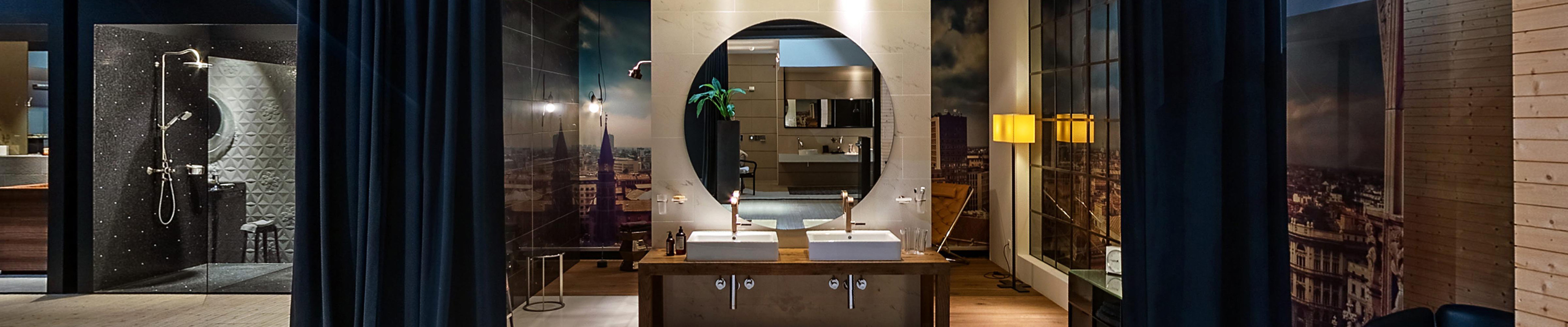 展览的雅生奇特里奥 E 单把手龙头。