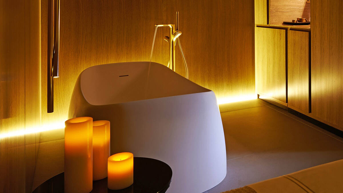 采用雅生产品的米兰 5 星级“四季”酒店水疗中心。