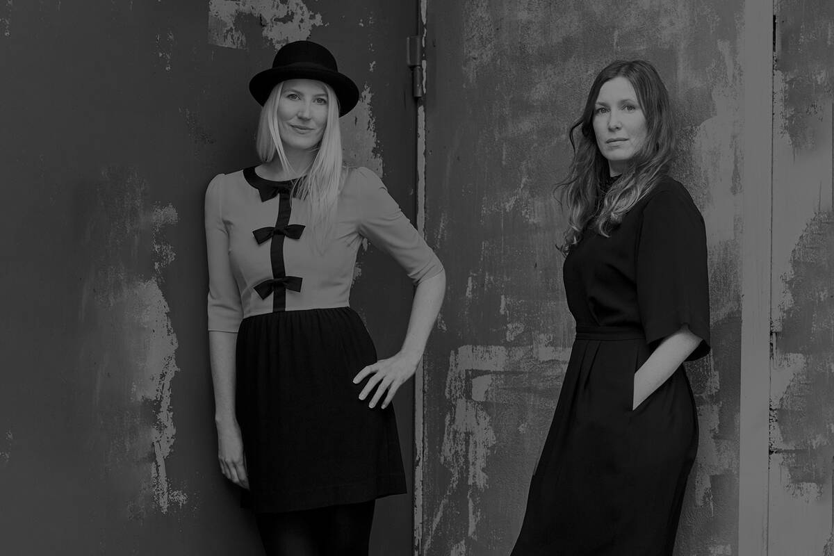 Front 设计工作室的 Anna Lindgren 和 Sofia Lagerkvist。