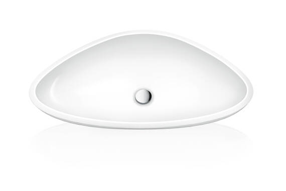 AXOR雅生玛颂台盆的有机造型。