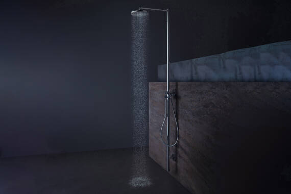 雅生斯达克淋浴房:头顶花洒和手持花洒