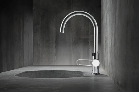 附卡环手柄的雅生欧诺单把手台盆龙头