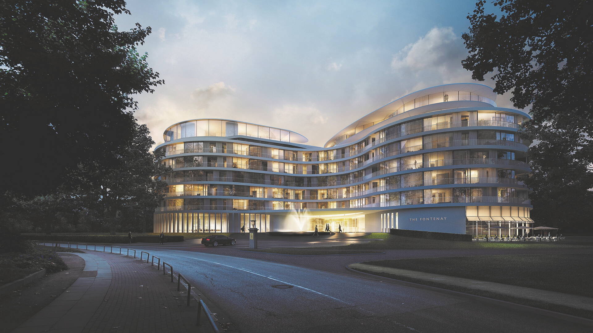 汉堡 The Fontany 豪华酒店