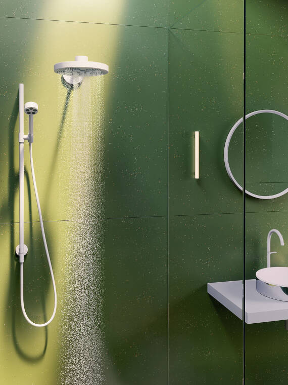 Edward Barber 和 Jay Osgerby 的天际线 Skyline 浴室设计理念的特写