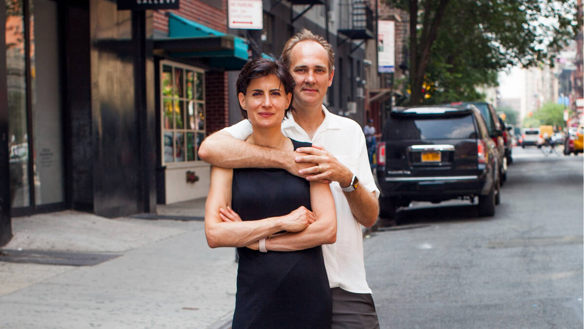 Amale Andraos 和 Dan Wood，WORKac Architects 创始人。