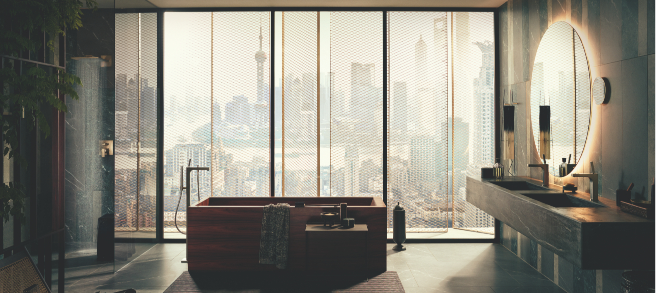 “当代自然风（L）”雅生浴室构想。