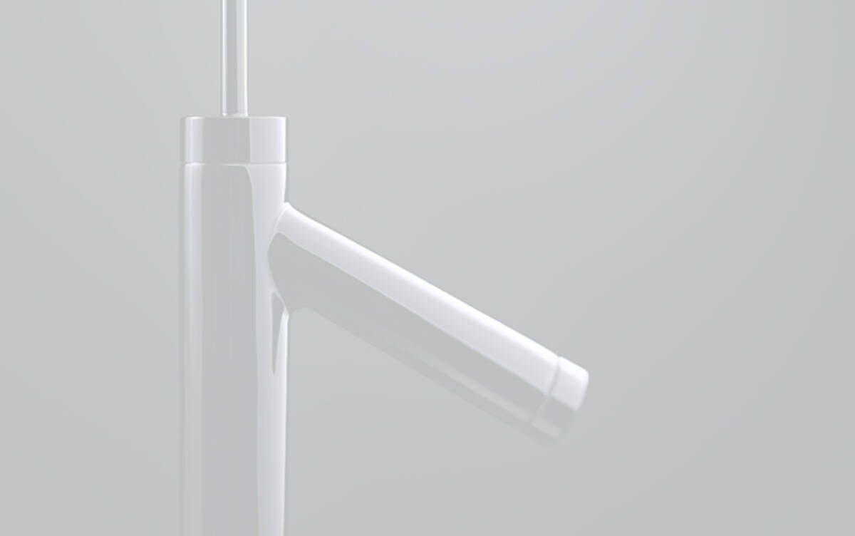 简约的浴室设计。