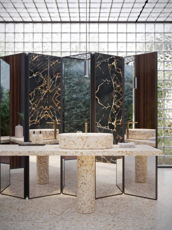 富有文化韵味的顶层套房——安东尼奥·奇特里奥浴室方案