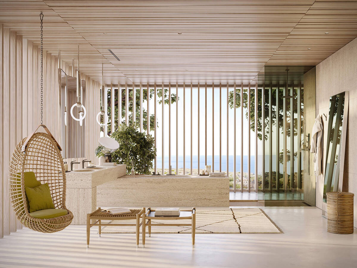 亲近自然的度假屋——安东尼奥·奇特里奥的浴室构想