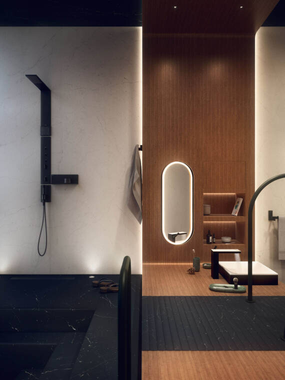 Ushi Tamborriello 与雅生联手打造的浴室设计理念“格雷特与汉塞尔”特写