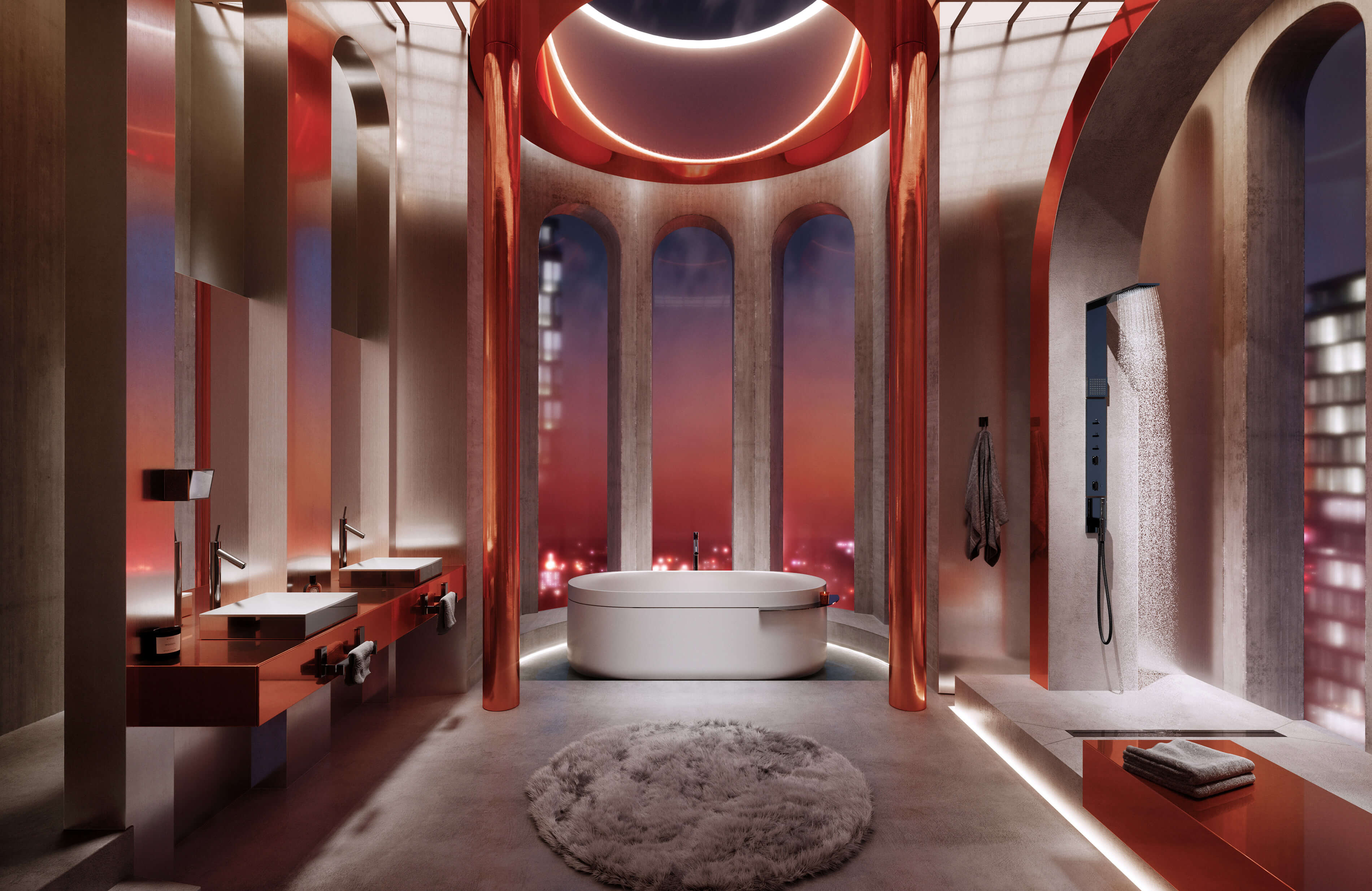 Masquespacio 浴室设计理念“乌托邦之梦”图片