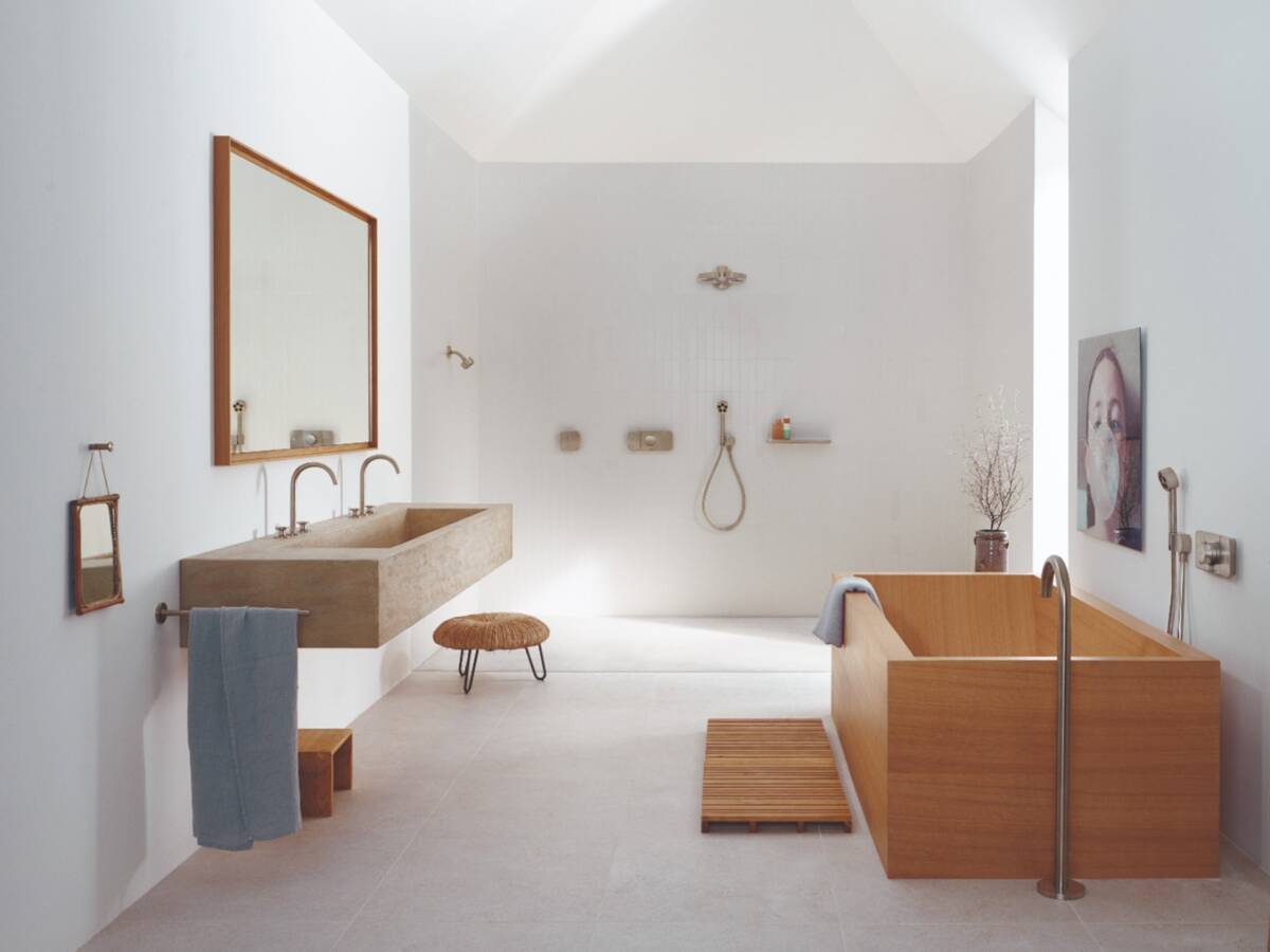 雅生“现代简约风”浴室构想。