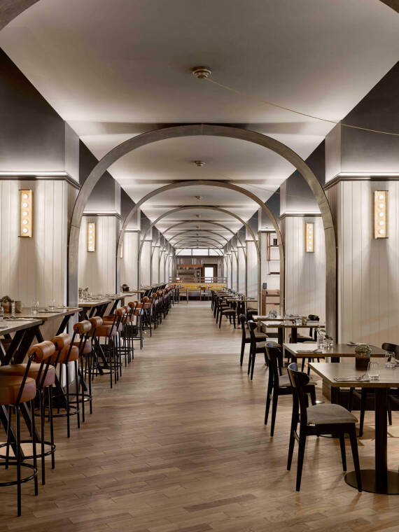 Villa Copenhagen 酒店餐厅的图片。