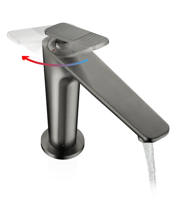 雅生奇特里奥 C 台盆龙头节约资源的冷启动功能示意图