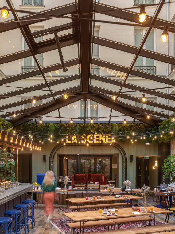 巴黎 Chouchou 酒店中的 Guignette 酒吧的图片