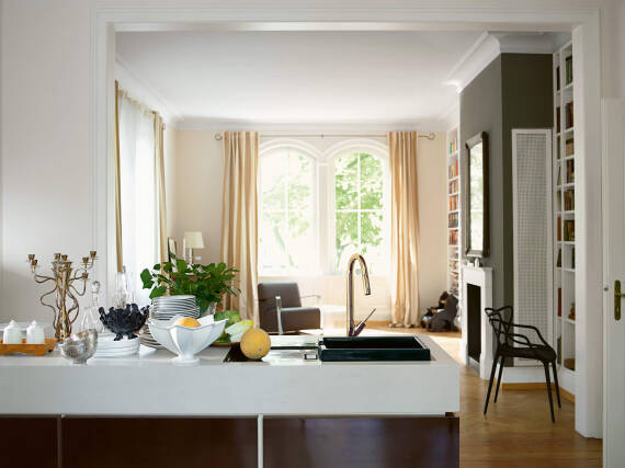 用于厨房的设计款龙头：雅生斯达克