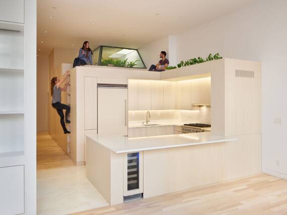 隐形建筑公寓中的“第三空间”。