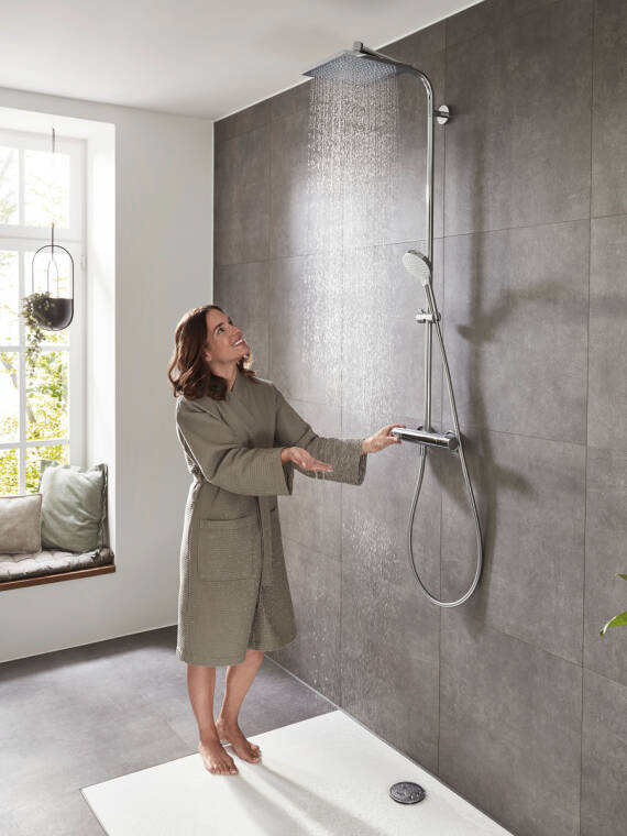 装修建议：柯洛梅达淋浴管。