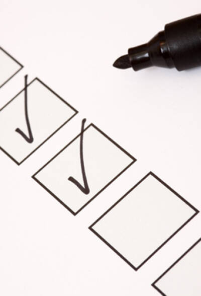 可供参考的检查清单和浴室规划提示。