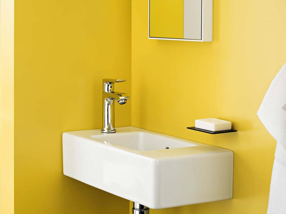 客用卫生间的经典龙头。