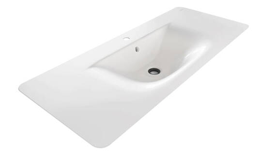 柔美流畅晶钛面盆