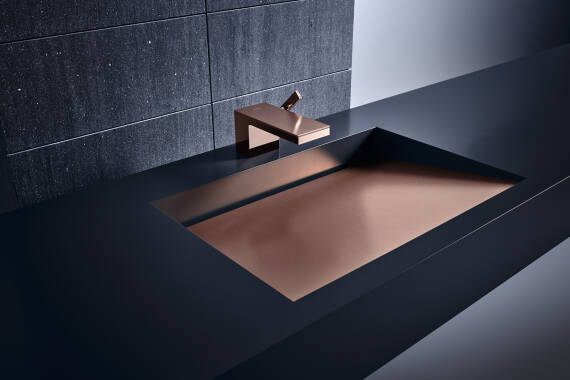 雅生 MyEdition 水龙头——抛光和磨砂玫瑰金