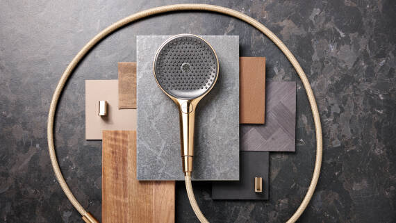 汉斯格雅新品：彩色 Designflex 花洒软管。