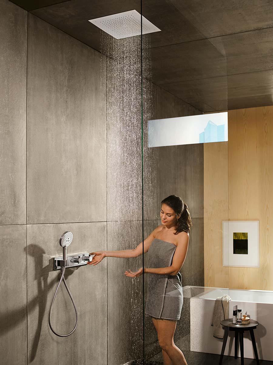 汉斯格雅RainSelect——设计款淋浴恒温器