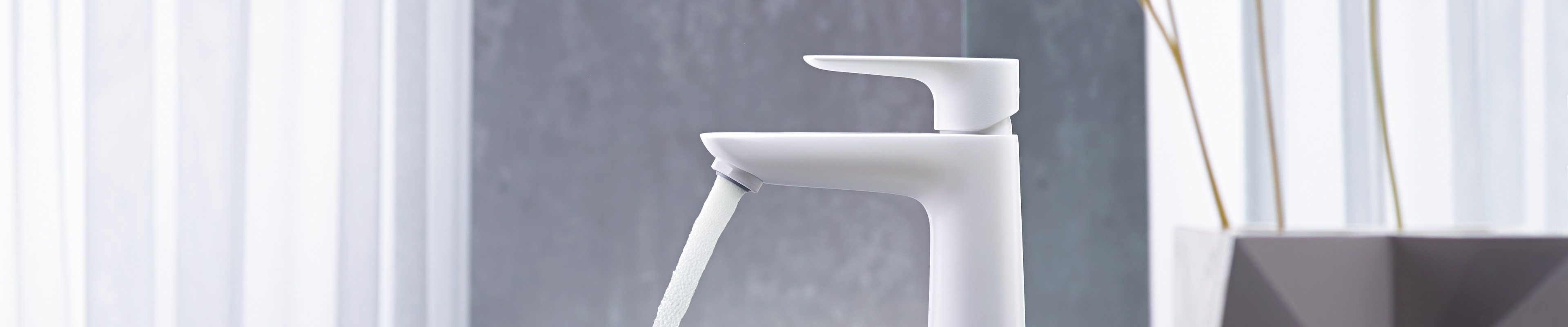 带有直观优选按钮的达丽丝浴室龙头。