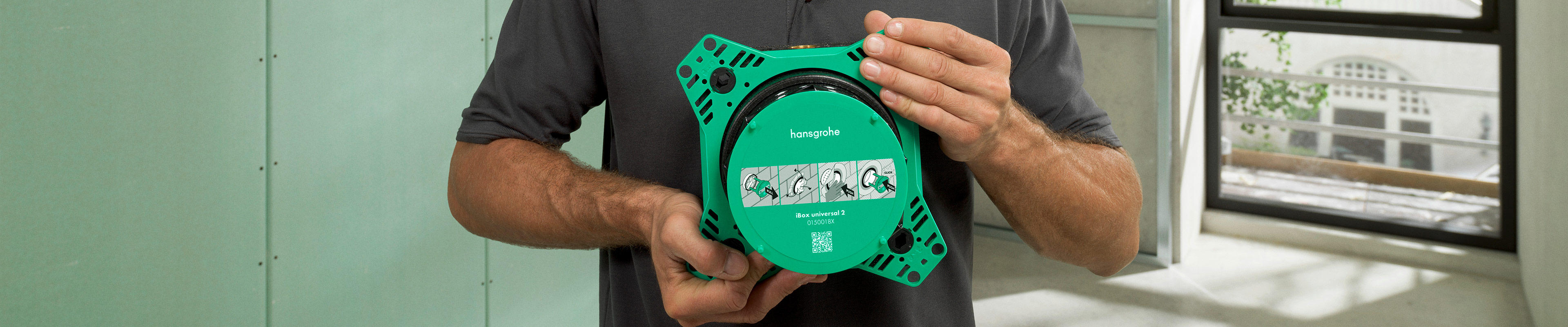 全新易宝万能阀芯 2——实现轻松暗装。