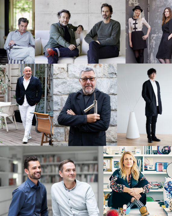 国际知名的雅生设计合作伙伴的相片。