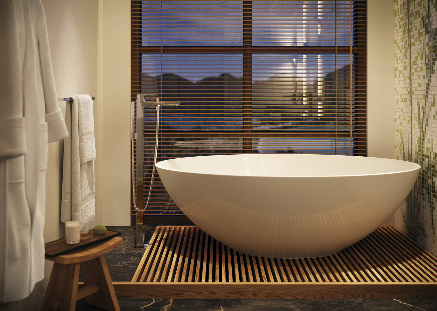 关闭：毛巾杆 1