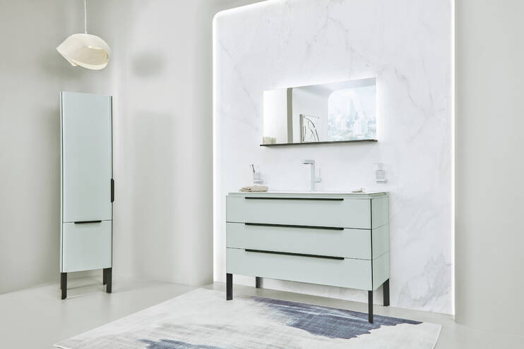 关闭：一体盆柜体1200 x 500 mm 1