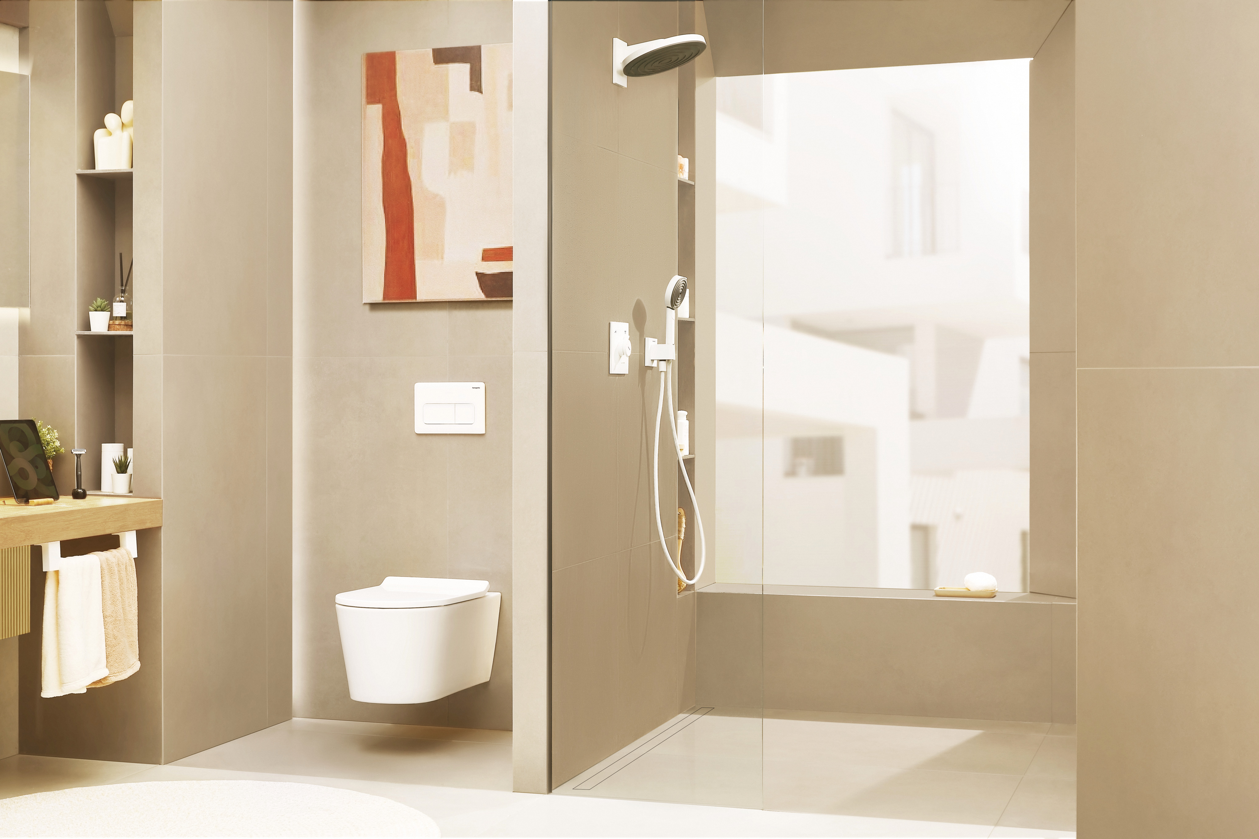 关闭：淋浴房把手 2