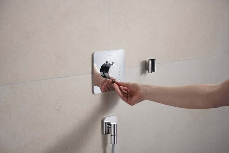 关闭：暗装双功能恒温龙头 4