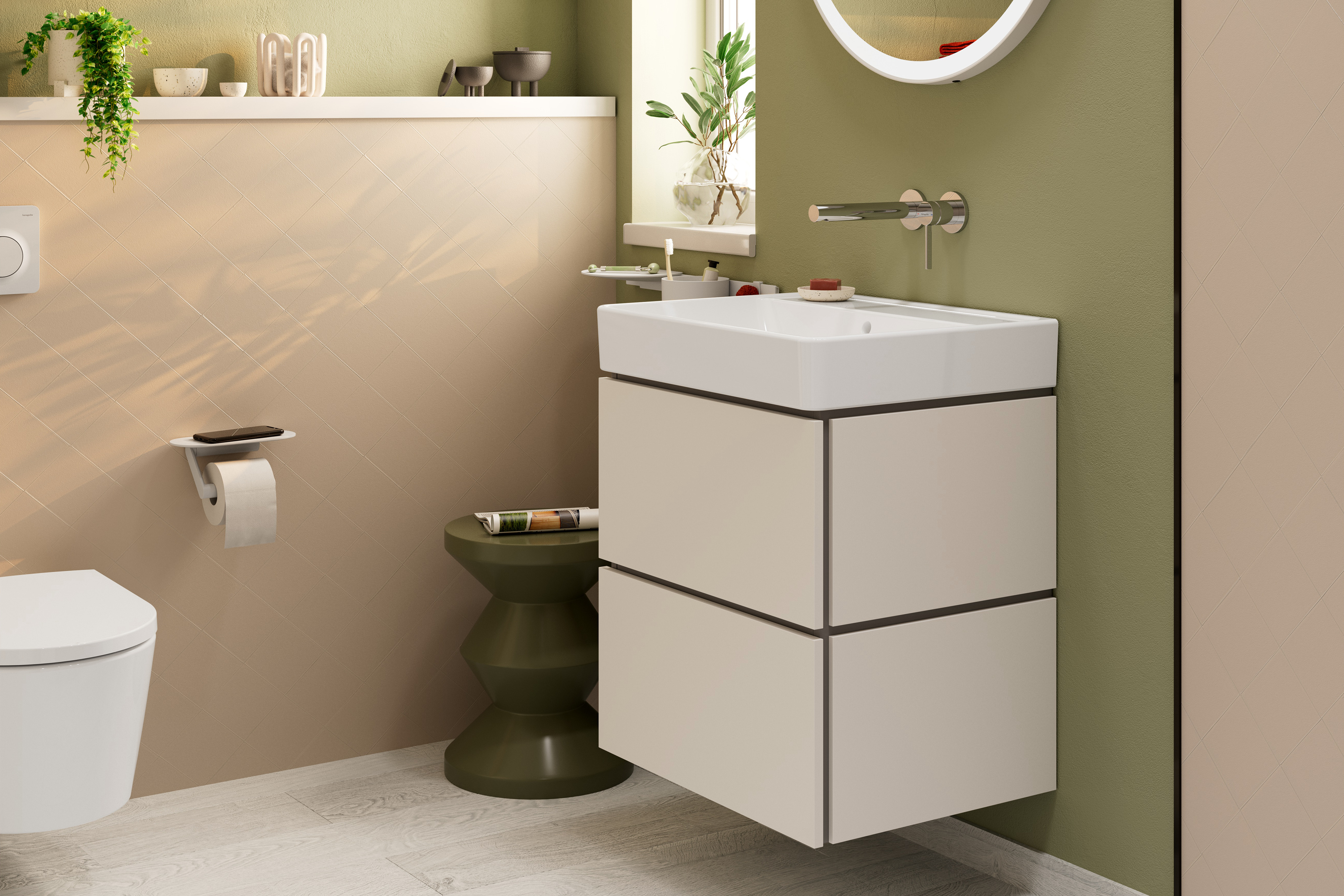 关闭：暗装墙出水单把手面盆龙头，出水嘴195mm 2