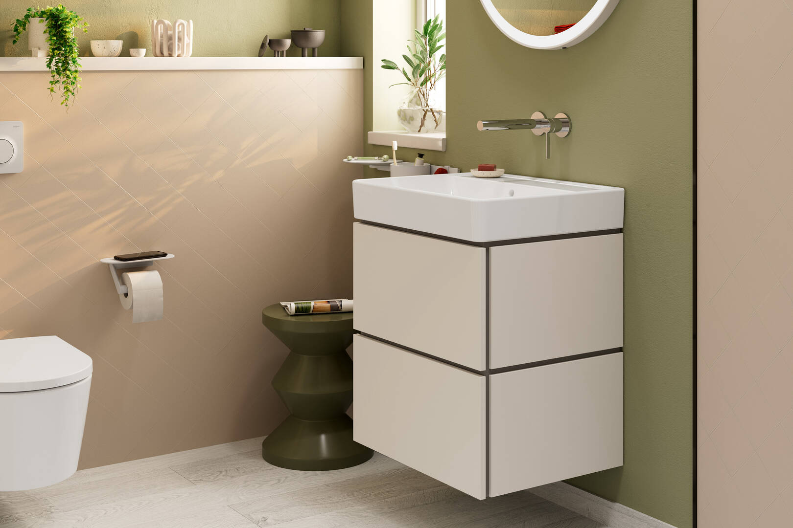 关闭：暗装墙出水单把手面盆龙头，出水嘴195mm 2