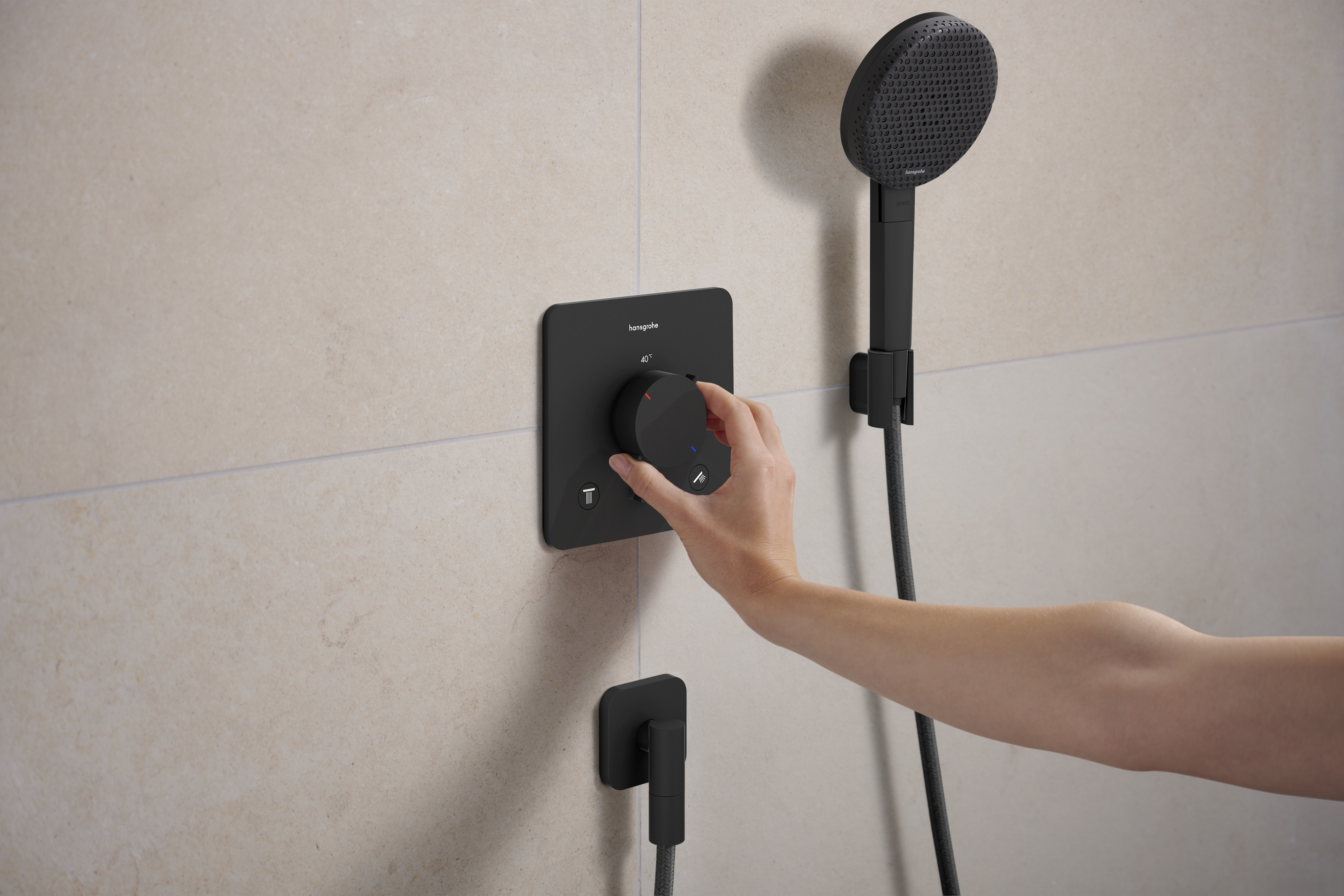 关闭：暗装双功能恒温龙头 3