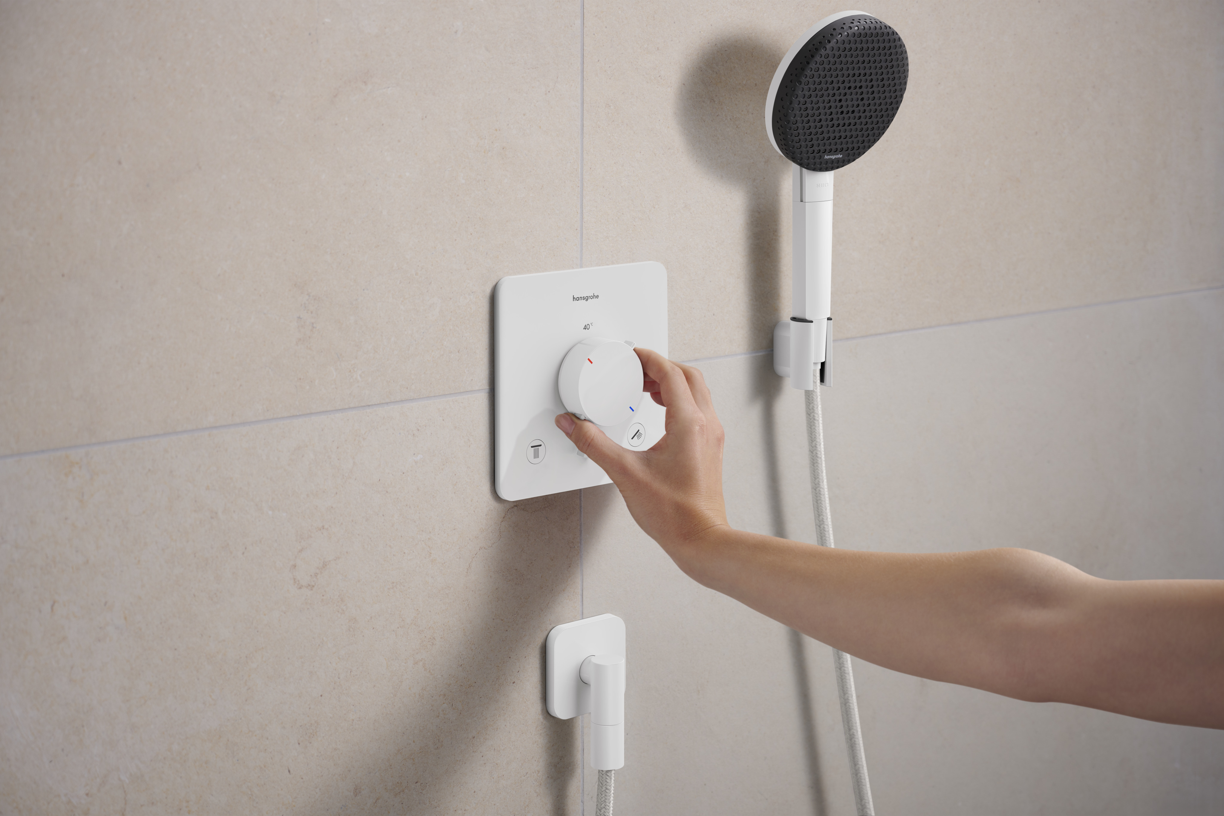 关闭：暗装双功能恒温龙头 3