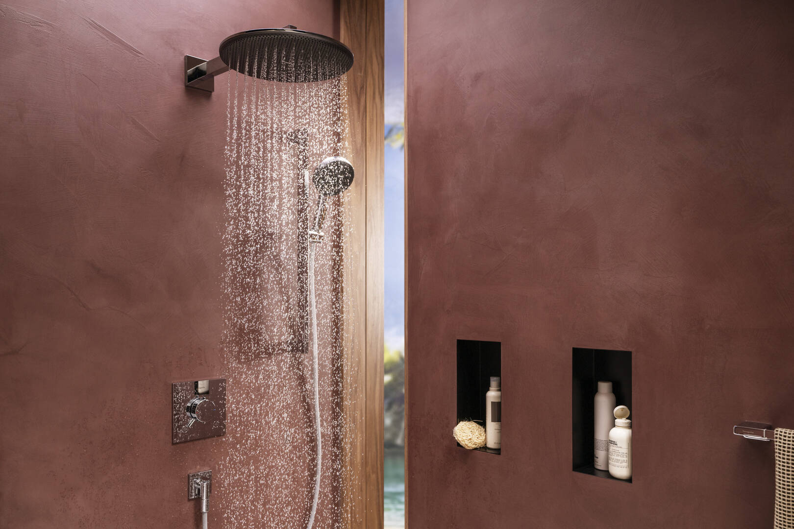 关闭：头顶花洒 S 300 单速 6