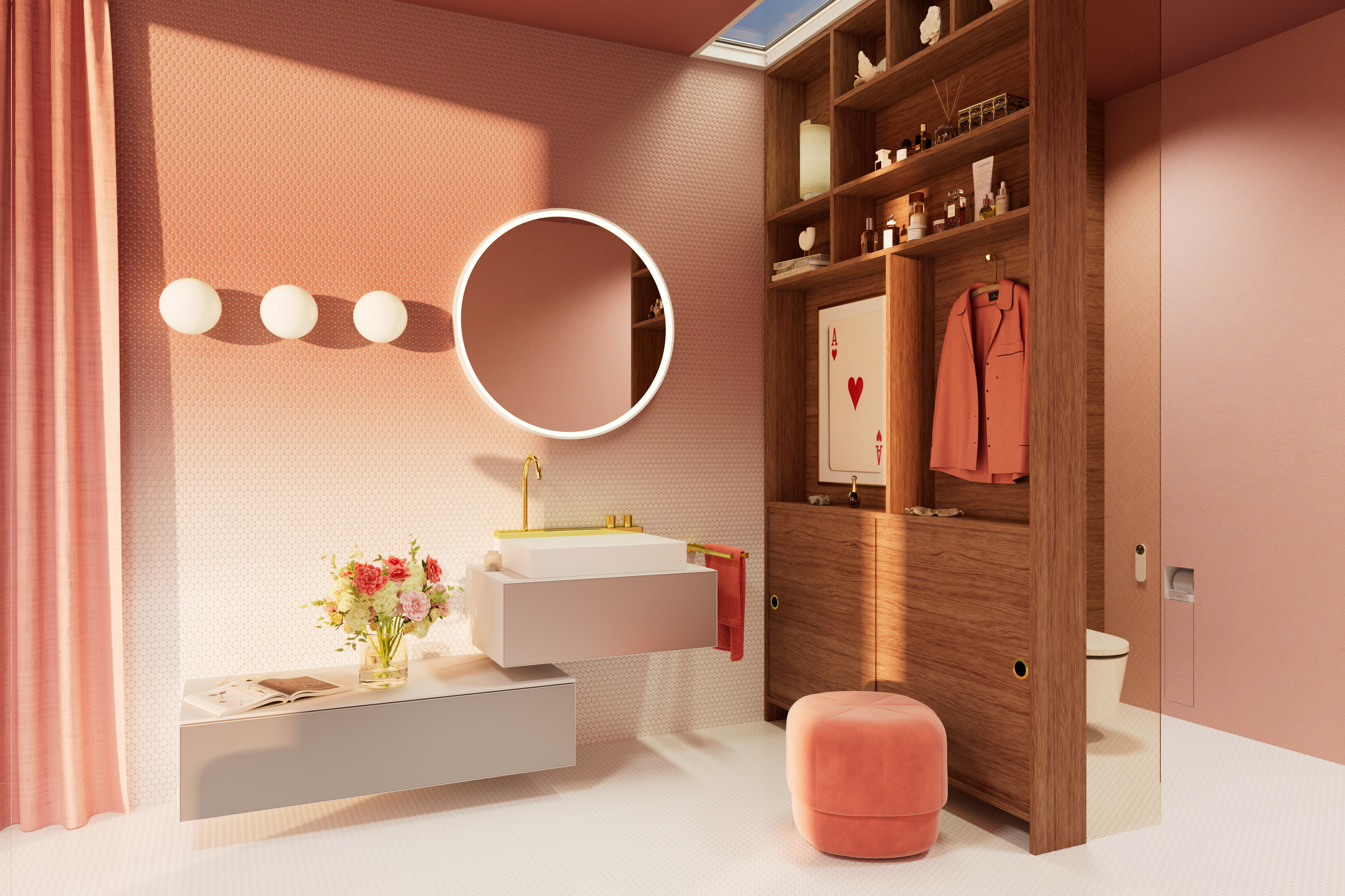 关闭：集成盥洗系统 580/475 1