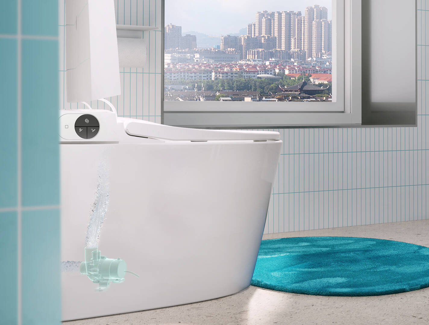 关闭：纯境 轻智能落地坐便器睿控版 305mm 9