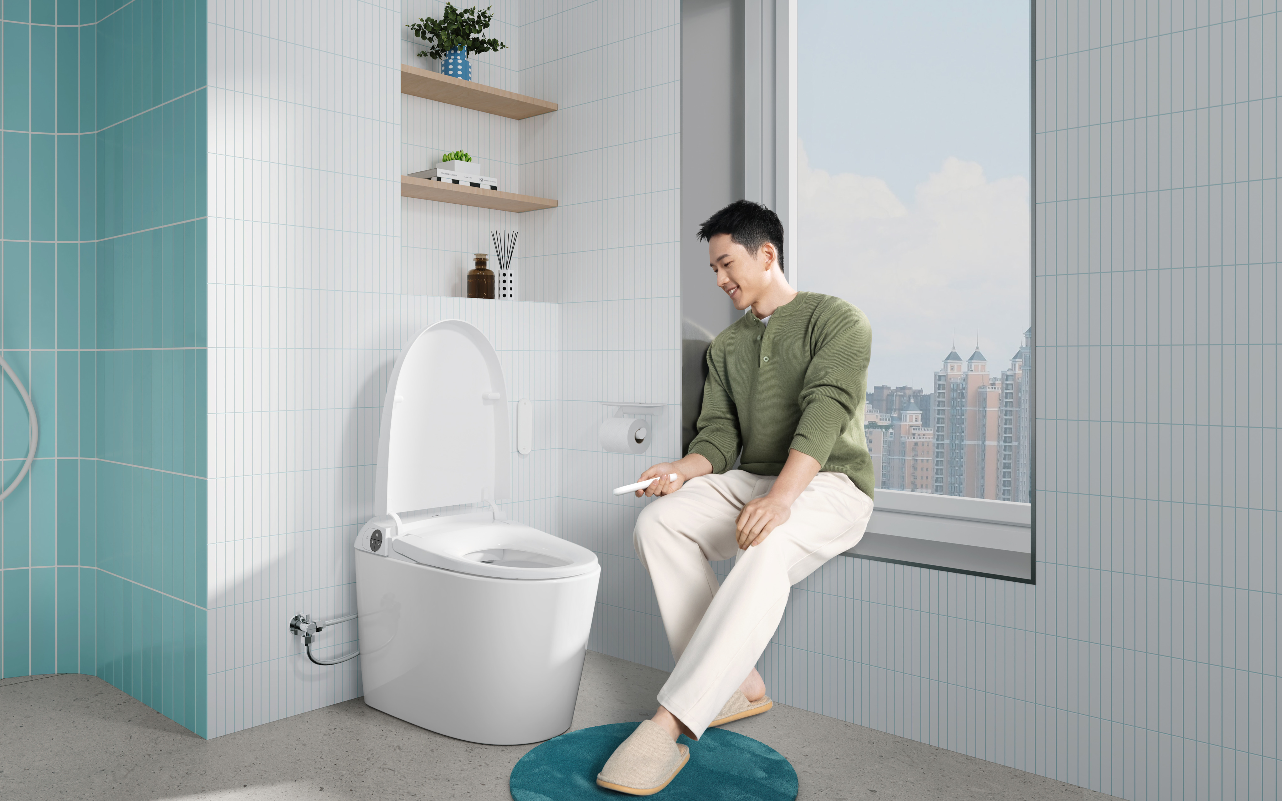 关闭：纯境 全智能落地坐便器豪华版 305mm 9
