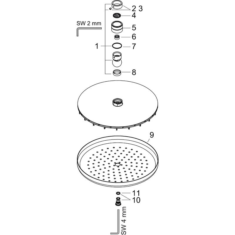 x6空心定位螺钉977670004过滤器组合件942460005螺母979580006限流器